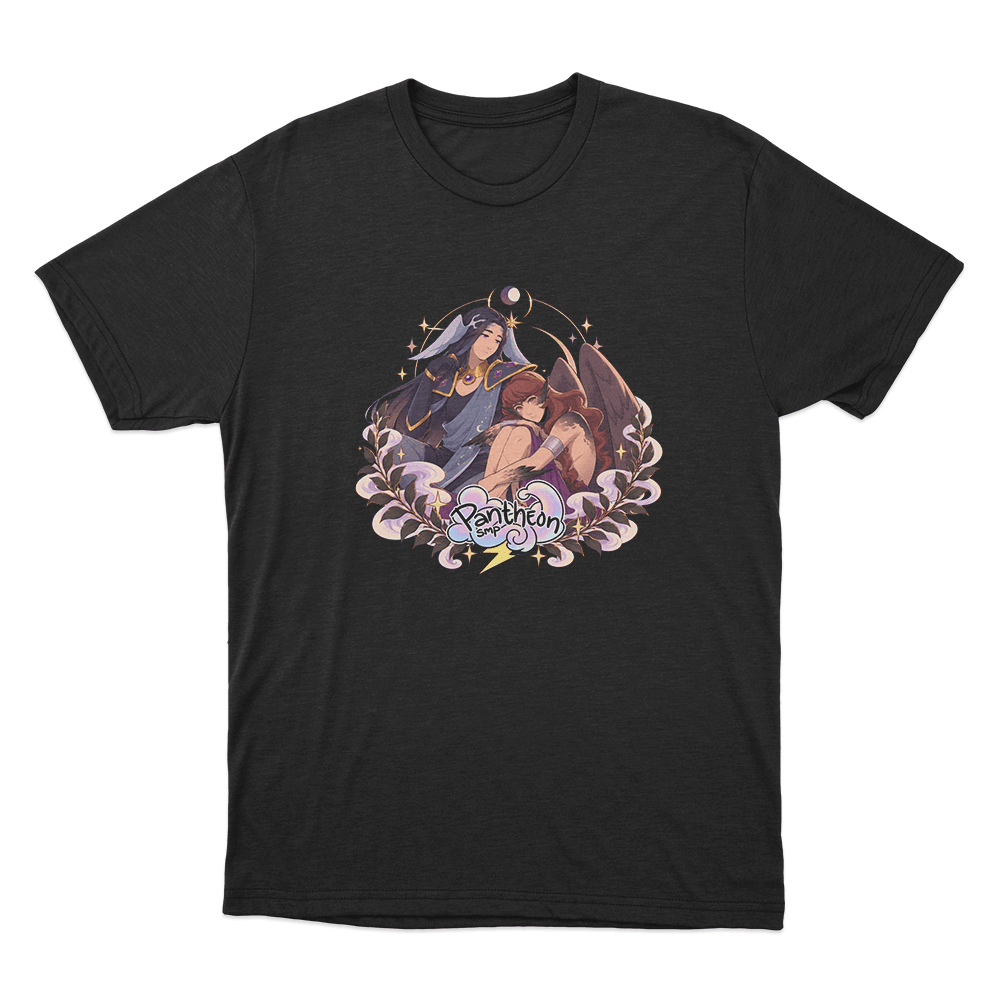 Apokuna & PearlescentMoon Unisex T Shirt Black Apokuna PearlescentMoon Unisex T Shirt Black