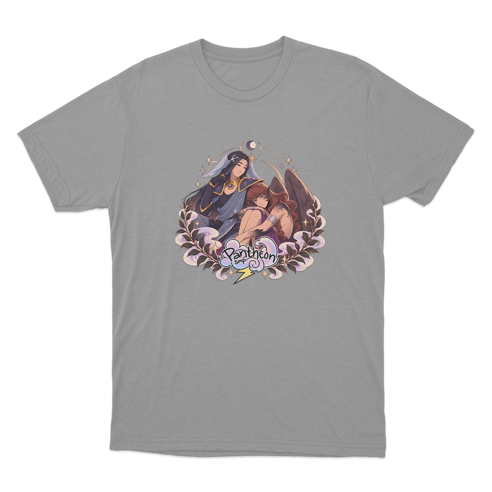 Apokuna & PearlescentMoon Unisex T Shirt Grey Apokuna PearlescentMoon Unisex T Shirt Grey