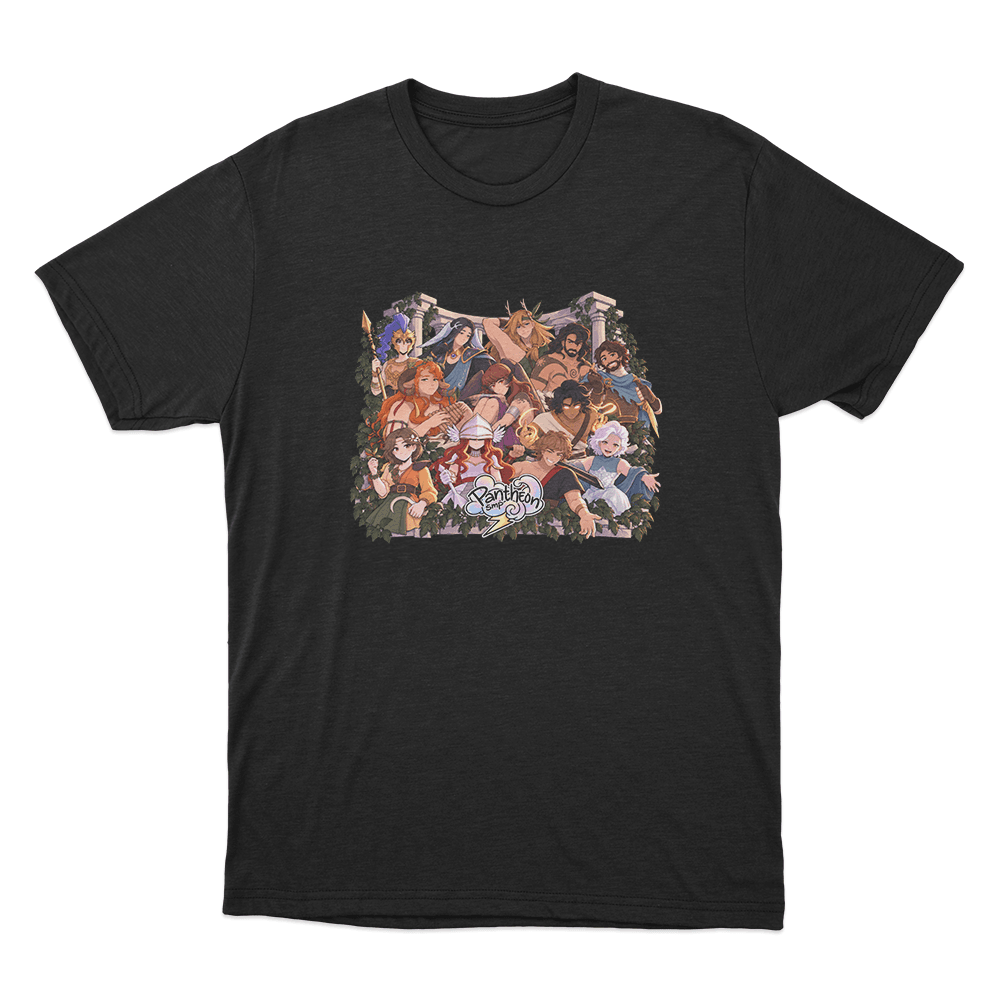 Pantheon SMP Twelve Champions Unisex T Shirt Black Pantheon SMP Twelve Champions Unisex T Shirt Black