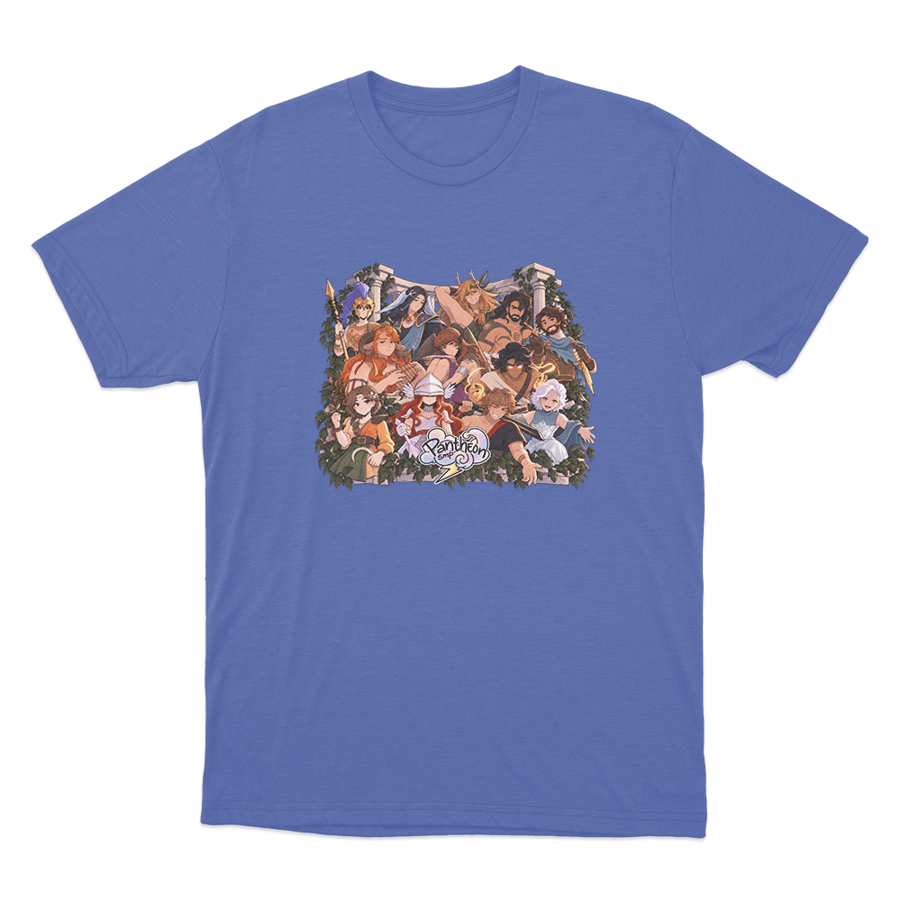 Pantheon SMP Twelve Champions Unisex T Shirt Blue Pantheon SMP Twelve Champions Unisex T Shirt Blue