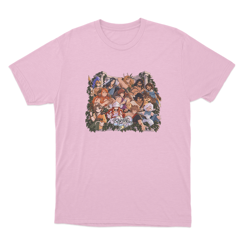 Pantheon SMP Twelve Champions Unisex T Shirt Pink Pantheon SMP Twelve Champions Unisex T Shirt Pink